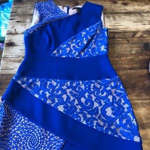 BCBGMaxAzria Dalia Dress in Blue LIKE NEW